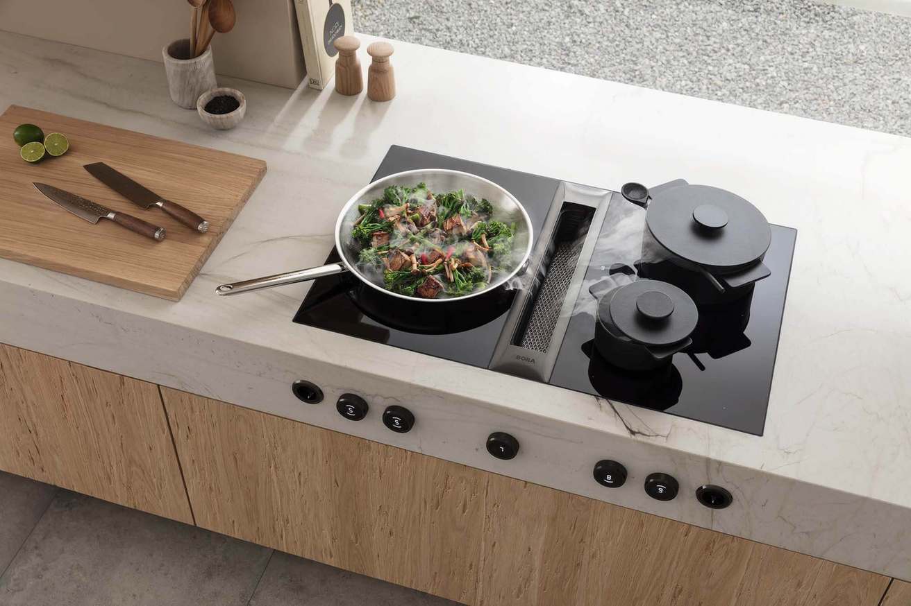 BORA Professional 3.0 Induktionskochfeld mit Kochfeldabzug